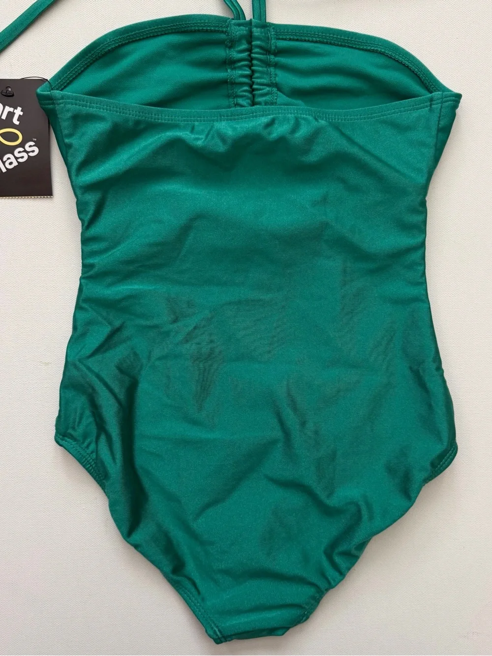 art class Girls' Teal Halter One-Piece Swim Size S (6/7)